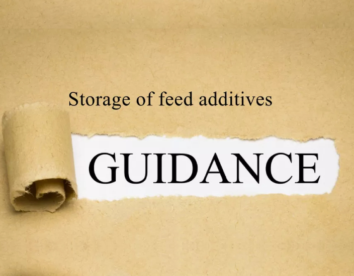 So speichern Sie Feed -Additive